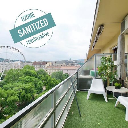 Standard Apartment By Hi5 - Incredible View With Terrace Budapesta Exterior foto